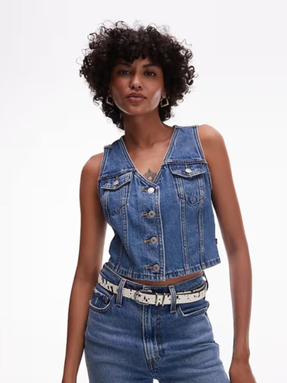 Levi's Bella Denim Corset, Slimfit, XL, Excellent Used Condition